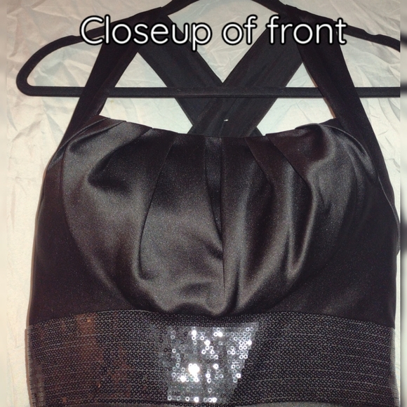 Alexia Couture Sequined Pleated A Line Gown - Picture 3 of 5